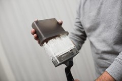 Anza ® | Angled Outdoor Paint Brush | Ergonomic swan 4.7 inches, Standard