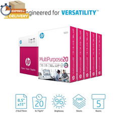 Printer Paper, Multipurpose, 8.5″ X 11″, 20 Lb., 96 Bright, 5 Ream Case ✅ 👈
