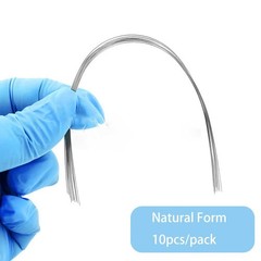Dental Ortho Elastic Niti Arch Wire Round Natural Form Bracket Braces