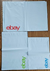 LOT 50 Poly Mailers Self Seal Envelopes eBay LOGO SHIPPING SUPPLIES Kit 2.5 MIL