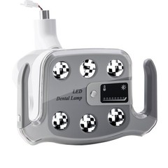 Dental Unit Chair Adjustable Oral Light Lamp 6/8 /12 LED Lights LCD Display
