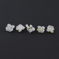 Orthodontic Roth 018/022 Metal Slot Ceramic Bracket 5-5 3M Clarity Aesthetic