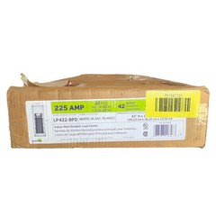 Leviton 225 Amp 42/42 Main Breaker Indoor Load Center LP422-BPD White