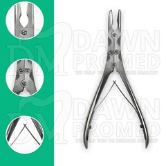 Beyer Bone Rongeur Curved 3.5mm Bite 7″ Double Action Orthopedic Instruments