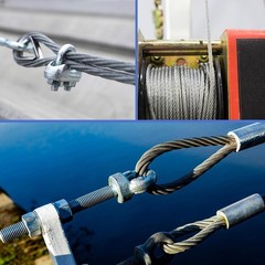 3/8″ Stainless Steel Aircraft Cable Wire Rope Type 7×19 Type 304 (100 Feet)