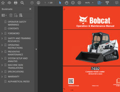 BOBCAT T450 COMPACT TRACK LOADER OPERATORS SERVICE REPAIR SHOP MANUAL PDF USB