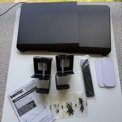 BONTEC KMT01 Under Desk Keyboard Tray, Pull-Out Keyboard & Mouse Platform
