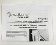 Weil-McLain AquaBalance Igniter 640-000-109 with Gasket OEM