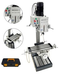 Vertical Drilling and Milling Tapping Machine Automatic Feed Drill Press 220V