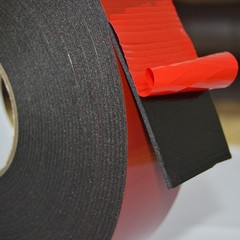 LLPT Double Sided Foam Tape 1 Inches x 50 Ft Durable 1 Inch x 50 Ft, Black