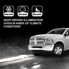 Front Bumper Fog Light for 2011-2016 F250 F350 F450 F550 with Harness Smoky Lens
