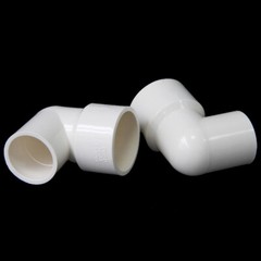 PVC 90° Elbow Reducing Pipe Fitting Reducer Socket Coupling I.D. 20-110mm White