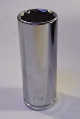 6 NEW WESTWARD 5MV85 3/8″ DRIVE, 11/16″ 12 POINT DEEP SOCKETS NIB **MAKE OFFER**