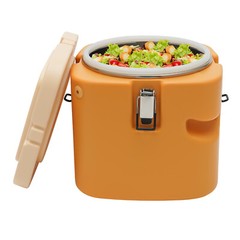 2.5 Gal Insulated Soup Container Commercial Food Warmer Food Warmer & Cover