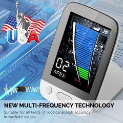 AZDENT Dental Apex Locator Multifrequency Auto Calibrate Endo 800mAh