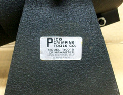 Pico 400-B “Crimpmaster” Pneumatic Crimper with 3 Addition Dies