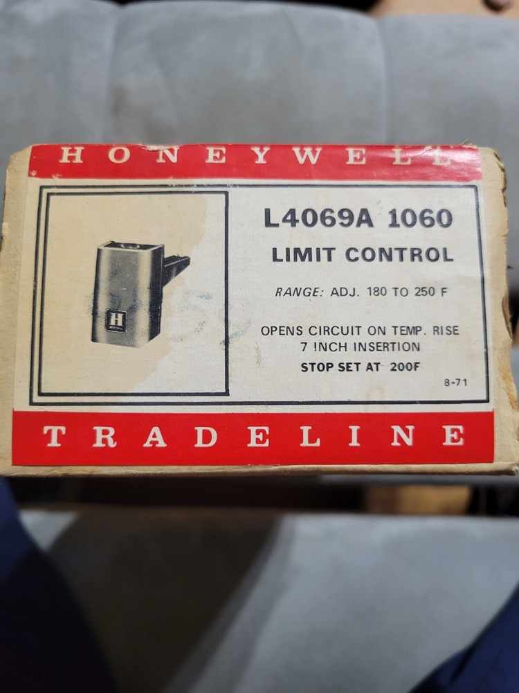 Honeywell L4069A1060 Limit Control 7″