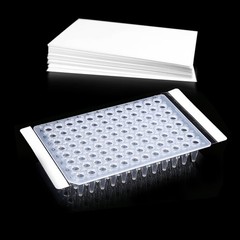 100 Sheets PCR Plate Sealing Film for 96-Well Plates (130x80mm) – High Clarit…
