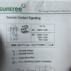 SUNTREE SUP2H2 PV Surge Protective DC1200V 3Poles 20kA 40kA