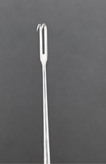 Jarit 410-151 Joseph Skin Hook, Curved, 2-Prong, 160 mm