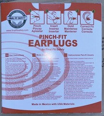 Pinch Fit Plant-Based 32 NRR 80% Bio Based Earplugs PF-30 100 pairs NEW!