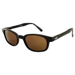 MotoFrames MF Lockdown Motorcycle Riding Sunglasses Black Frames Dark Brown