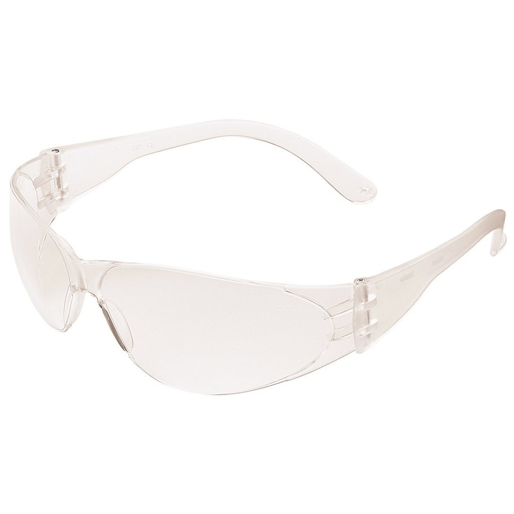MCR CL110 Checklite Safety Glasses Wraparound Clear Lens Select Quantity