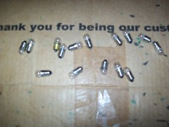 15 Of Servalite Part # 55314 Or # 14 Flashlight Bulb Screw in 2.47 Volts .3 Amps