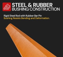 66″x6″x3/4″ Bucket Cutting Edge for Skid Steer & Loader – 16Mn Steel