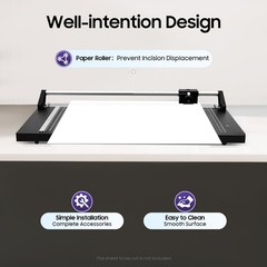 24 Inch/61cm Manual Precision Rotary Paper Trimmer Sharp Photo Paper Cutter
