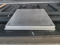 (2) pcs 1/4″ 8″x 8″ ALUMINUM Flat Bar 8″ T6511 NeW drilled Extruded Mill Stock
