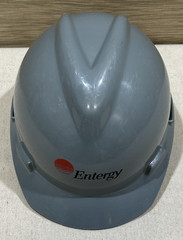 Entergy Nuclear Gray V-Gard MSA Hard Hat – Medium