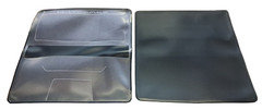 Black Vinyl Checkbook Cover Standard Top Stub 6- 1/4″ x 3-3/8″ New