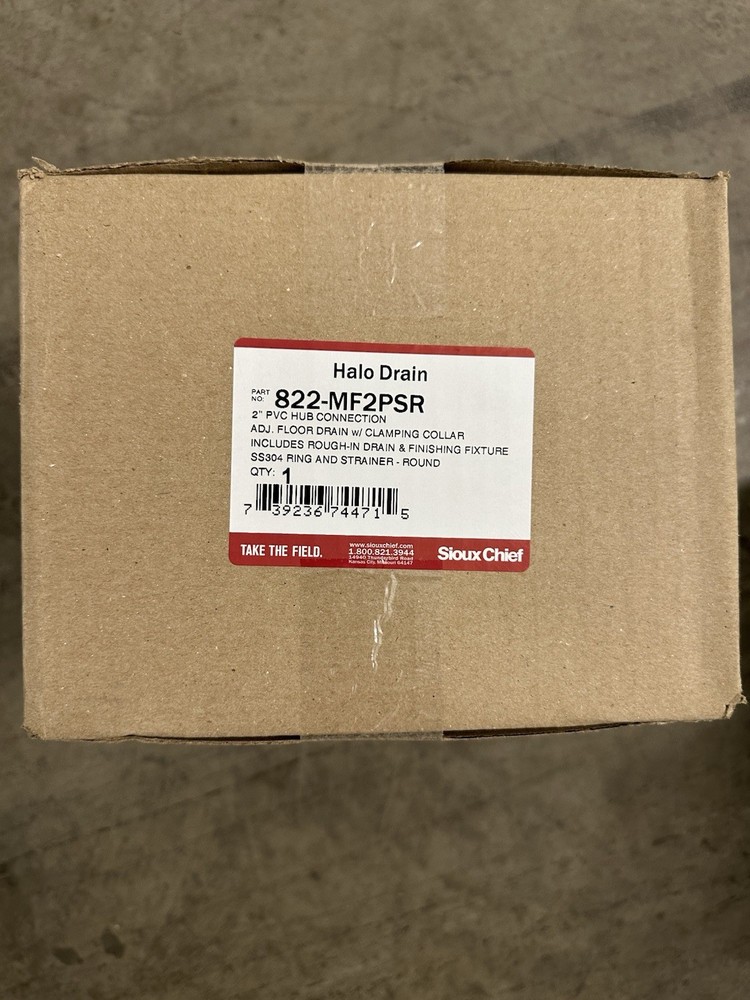 Sioux Chief 822-MF2PSR Halo Drain