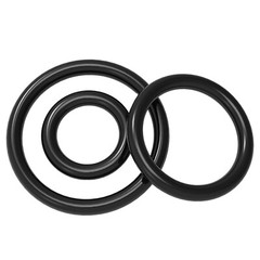 O-Ring Cord Thickness 1.2mm x OD 5mm – 50mm Sealing Rubber Ring Black NBR 70