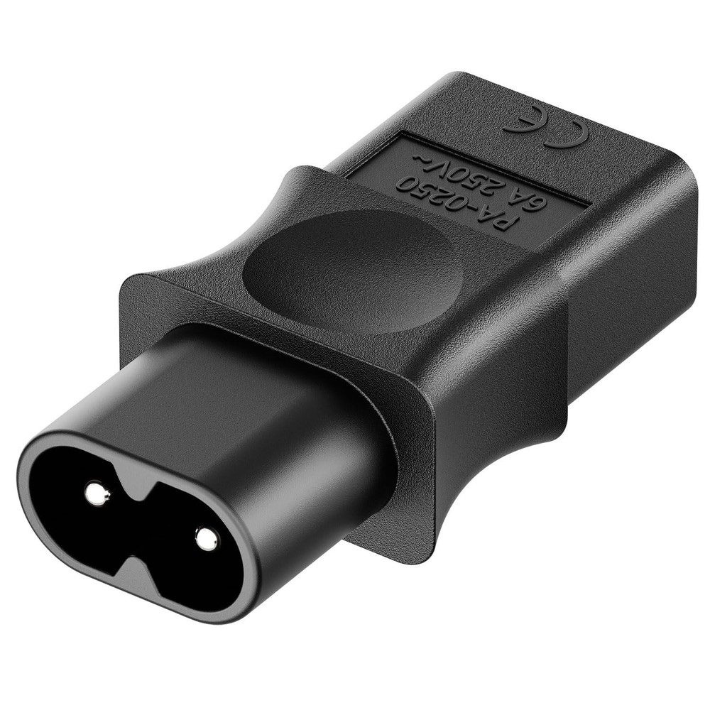 IEC C8 to C9 Power Adapter, IEC 320 C9 Female to C8 Converter, Adapter for Ro…