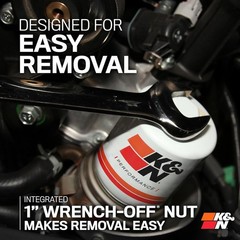 K&N Premium Oil Filter: 20,000 Mile Engine Protection with Wrench Off Nut: Compa