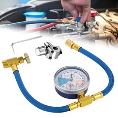 BPV31 Bullet Piercing Tap Valve Kit Tool w/ Pressure Gauge for Home Refrigerator