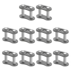 25H Connecting Master Link for Heavy Duty Roller Chain Single Strand (Qty 10)