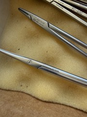 Aesculap L ( LOT OF 5 ) 180mm Needle Holder FINE GRIP 7″ FOR SURGICAL
