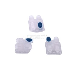 AZDENT Dental Orthodontic Ceramic Bracket Braces Roth MBT 0.022/ 018 Hooks 3 4 5