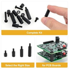 620Pcs M3 Nylon Hex Standoffs and Screw Kit for PCB Assembly & Maintenance