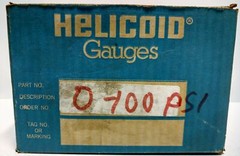 Helicoid F1C1E9A100000 High Accuracy 0-100psi Pressure Gauge