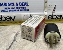 LEGRAND PASS & SEYMOUR L1520-P TURNLOK PLUG 20A 3PH 250V 3P 4W NEW NEMA HUB2421