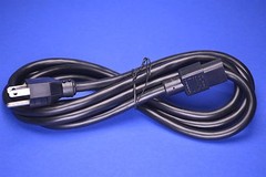 8′ Feet Long 3 Prong Heavy Duty 14AWG Power Cord Cable 15A 125V PC Monitor AMP