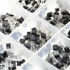 Portable 600pc 15Value NPN PNP Transistor TO-92 Assortment Kit Set With Box