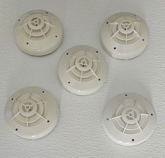SILENT KNIGHT SD505-AHS ADDRESSABLE HEAT DETECTOR-BASE SD505-6AB/Cleaned-Tested!