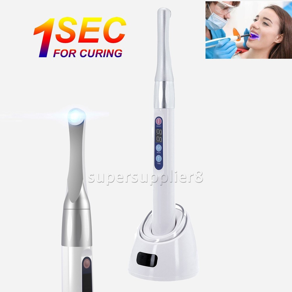 Dental Wireless iLED Curing Light 1 Sec Lamp 2300mw/cm2 I LED Style