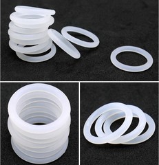 10x White Silicon Rubber O Rings Food Grade Cross Section 1/2/3/4mm OD 5mm~80mm