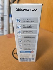 OM SYSTEM WS-883 8GB Digital Stereo Voice Recorder with USB Charging Black NEW